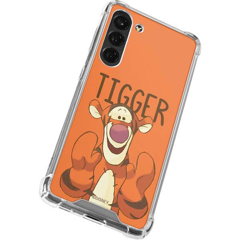 Disney Winnie the Pooh Tigget Portrait Galaxy S24 FE Clear Case